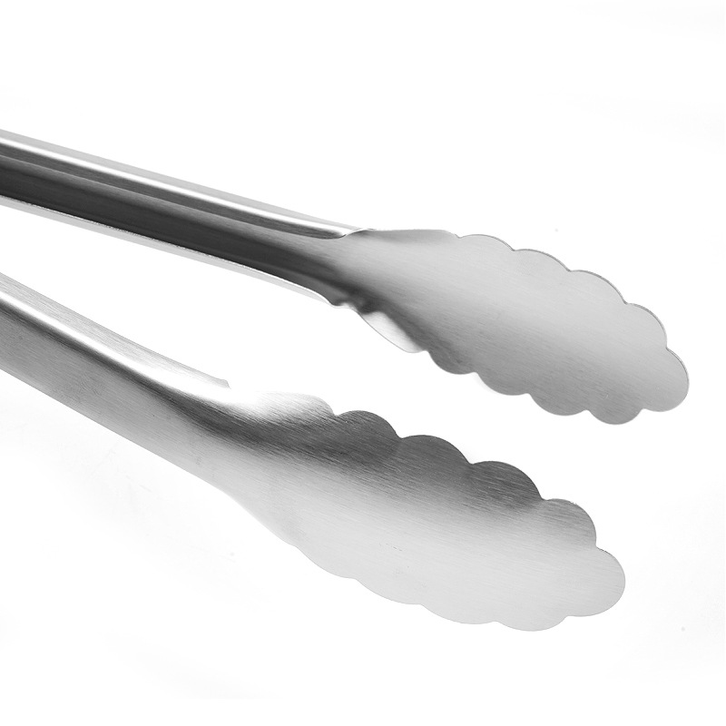 Pince à barbecue personnalisée en acier inoxydable & silicone - extra longue, avec gravure individuelle