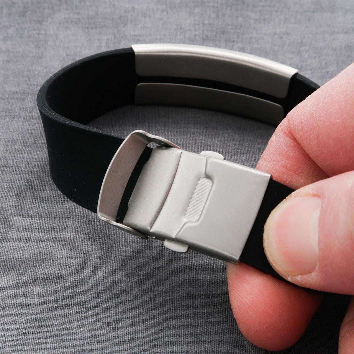 Senioren Notfallarmband mit kostenloser Gravur