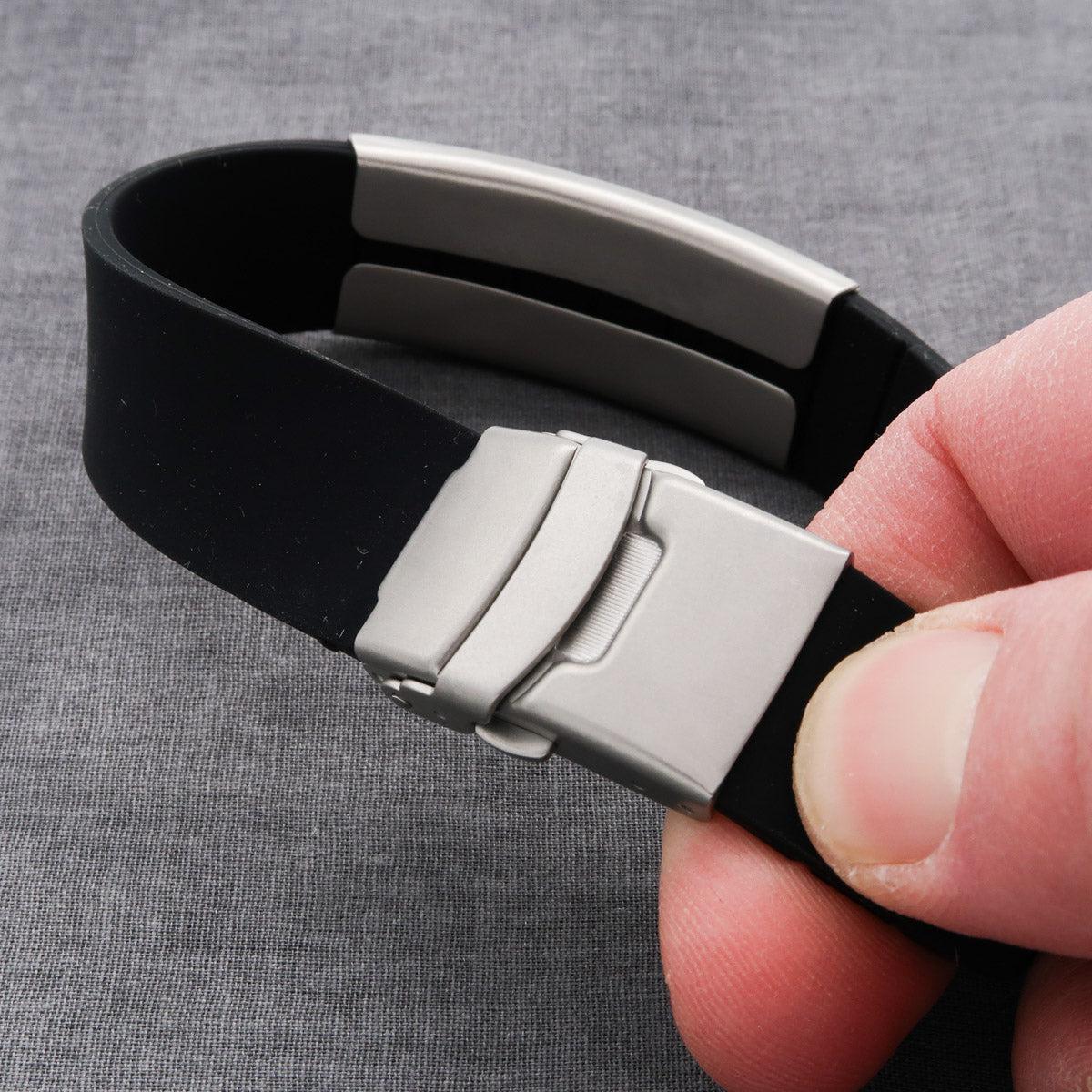 Senioren Notfallarmband mit kostenloser Gravur