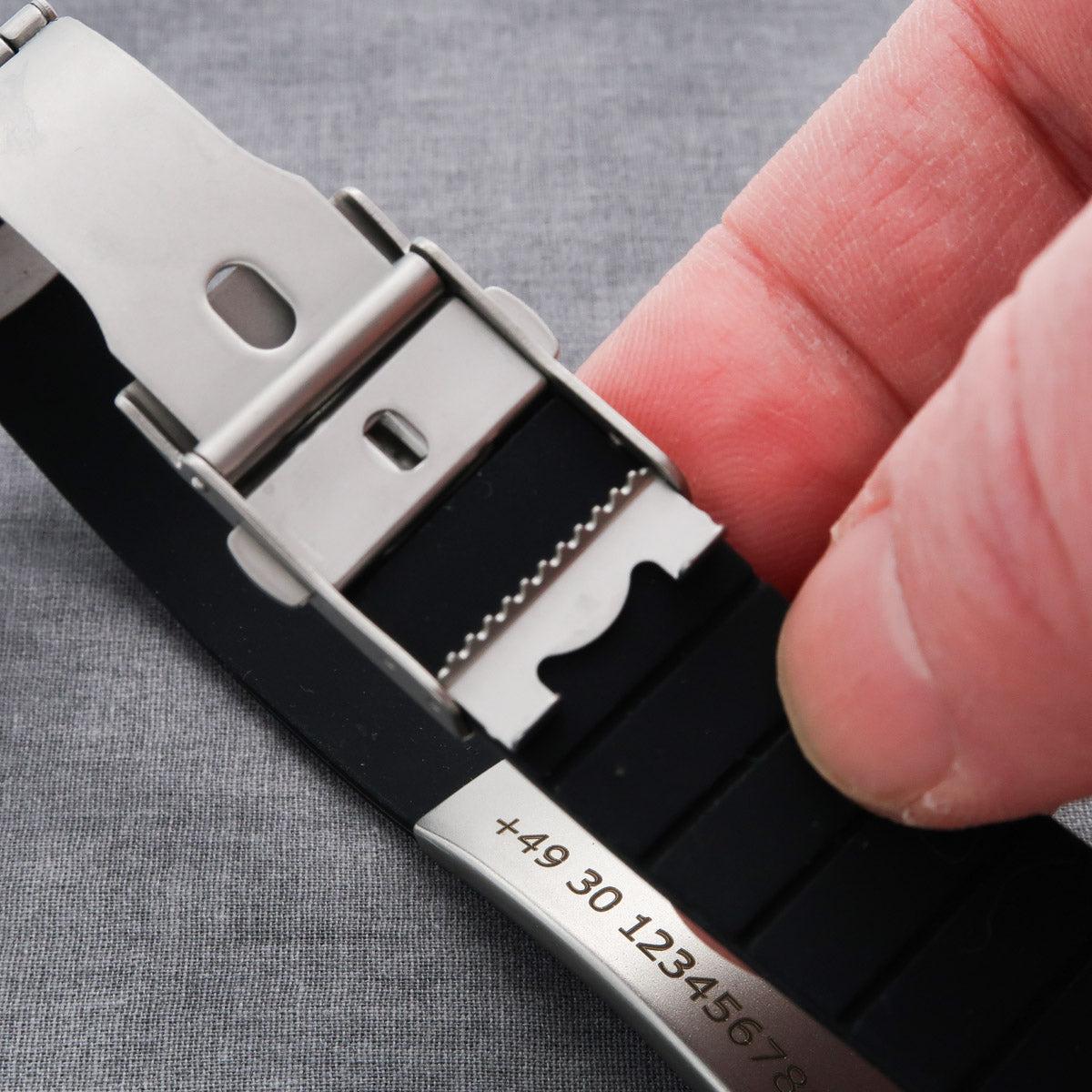 Senioren Notfallarmband mit kostenloser Gravur
