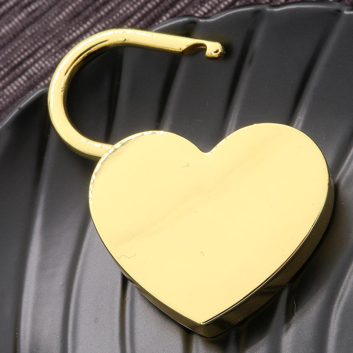 Cadenas d'amour "Heart" avec gravure gratuite