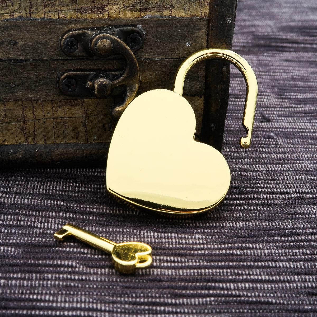 Cadenas d'amour "Heart" avec gravure gratuite