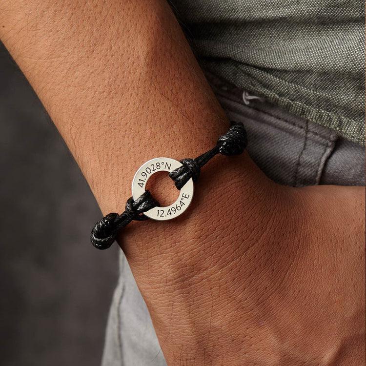 Armband "The Ring" mit kostenloser Gravur auf Ring